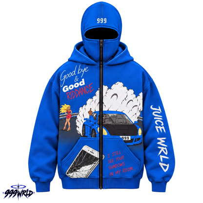 999WRLD™ Juice WRLD Zip-Up Hoodie